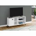 Daphnes Dinnette 48 in. TV Stand White & Grey Cement-Look Top DA2444487